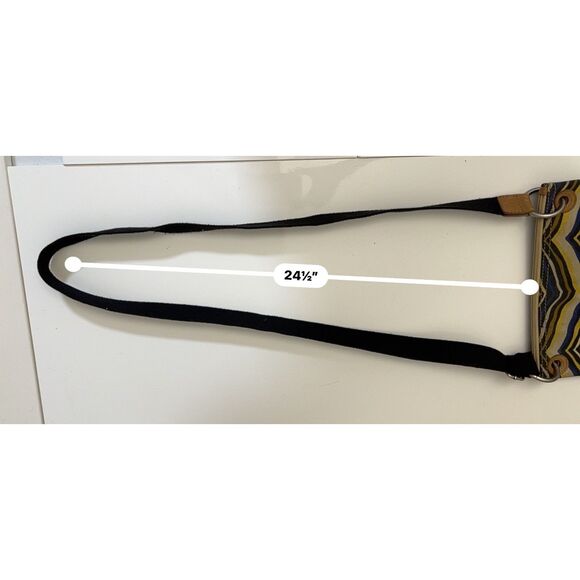 Vintage Fossil Key-Per coated canvas crossbody - Picture 10 of 10